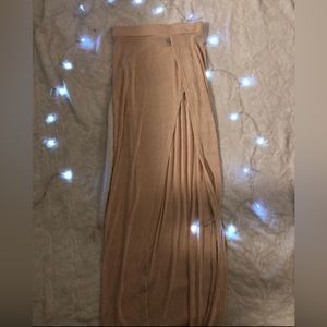 light peach long swim cover up bottoms 💕